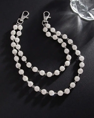 Fashionable Multi-Layered Rhinestone Waist Chain