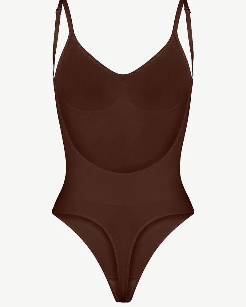 Seamless Backless Thong Bodysuit