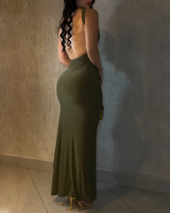 Backless Fitted Dress