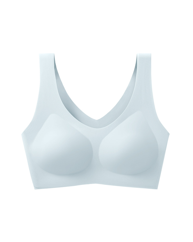 Soft Stretch Seamless Wire-Free Wide Strap Bra