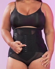 High-Waisted Mesh Shaping Underwear For Tummy Control Hip Lifting