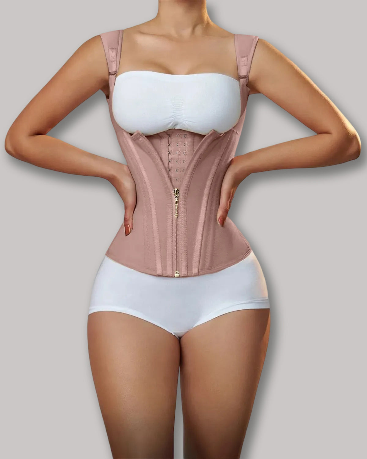 Waist Trainer for Women Corset Vest Body Shaper Cincher Trimmer Tank Top Sport Girdle with Steel Bones